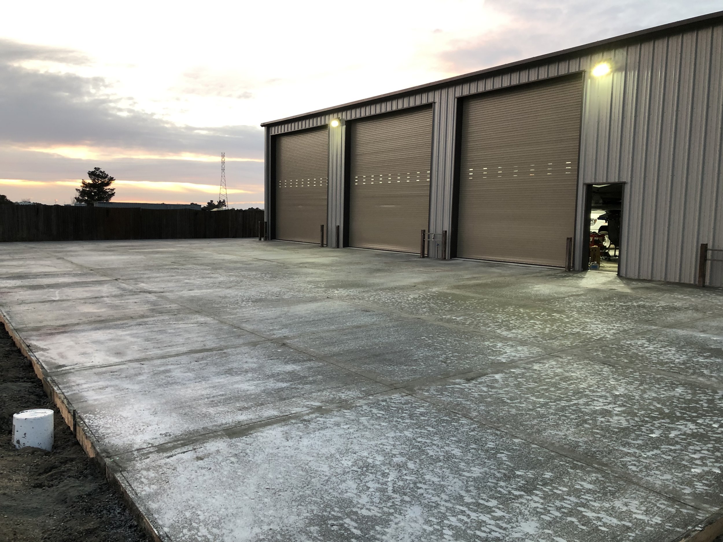 Commercial concrete flatwork and slab construction in Fresno, Northern California